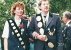 1994 Königspaar Hans W. Schlawiedt mit Frauke Schumacher